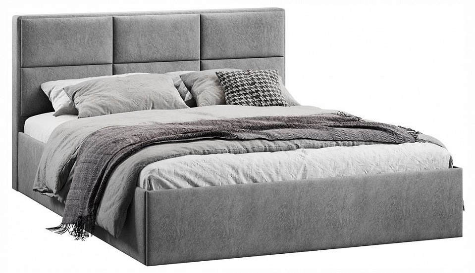 Фото Кровать двуспальная Стелла с ПМ Тип 1 TRI_257413 - интернет-магазин МегаТерем в Москве