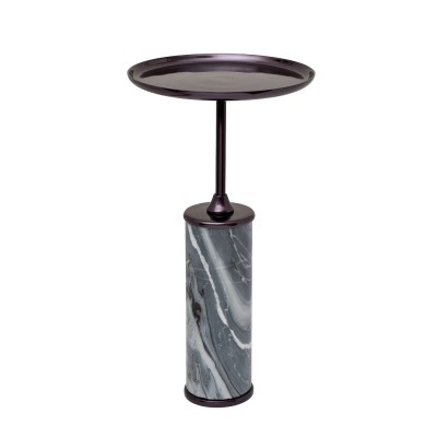 Стол журнальный мрамор/мета...