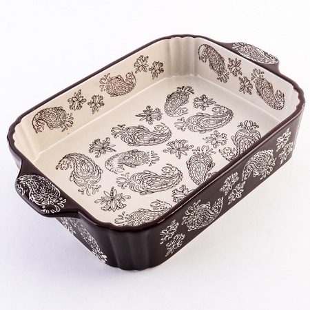 Фото Форма для запекания керамическая LORAINE (60344) - интернет-магазин МегаТерем в Москве
