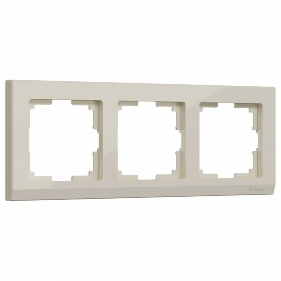 Фото Рамка на 3 поста Werkel Stark (слоновая кость) W0031803 WRK_a050910 - интернет-магазин МегаТерем в Москве