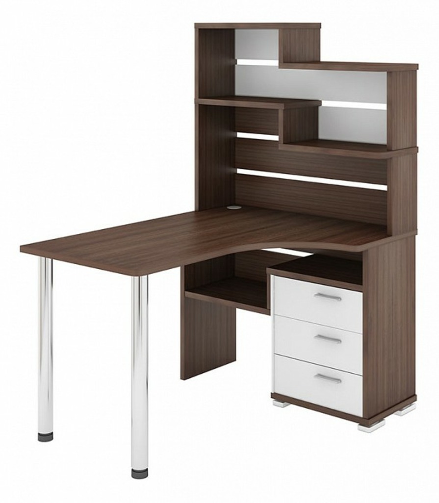 Фото Стол компьютерный Домино СР-132-130 MER_SR-132_SHBE-PRAV - интернет-магазин МегаТерем в Москве