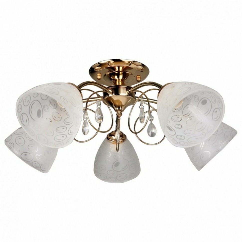 Фото Потолочная люстра Omnilux Castellaro OML-29007-05 OM_OML-29007-05 - интернет-магазин МегаТерем в Москве