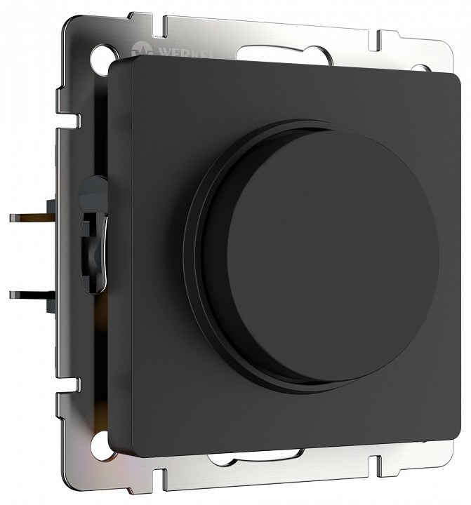 Фото Диммер без рамки Werkel черные матовый W1142008 WRK_a069583 - интернет-магазин МегаТерем в Москве