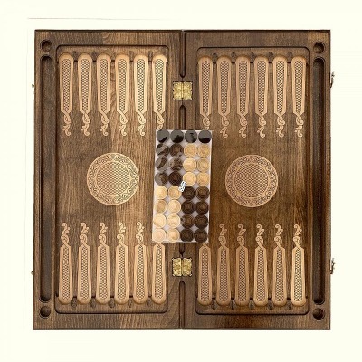 Нарды резные "Ветвь дуба", Mkhitaryan (28650)