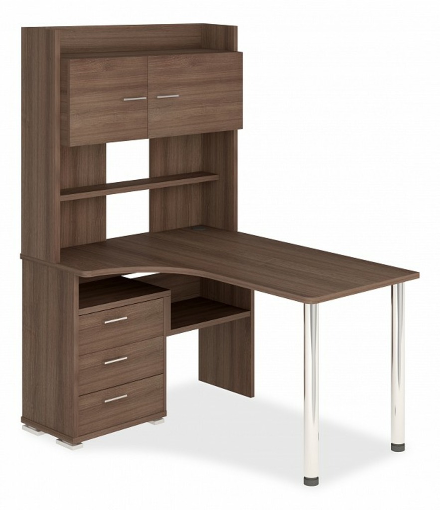 Фото Стол компьютерный Домино СР-133-130 MER_SR-133-SH-LEV - интернет-магазин МегаТерем в Москве