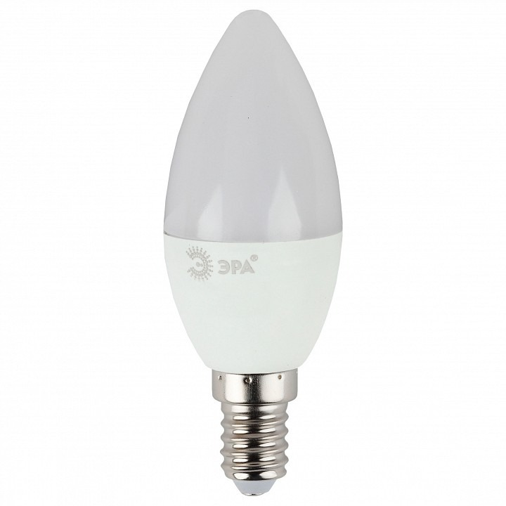 Фото Лампа светодиодная Эра  E14 9Вт 2700K LED B35-9W-827-E14 ER_B0027969 - интернет-магазин МегаТерем в Москве