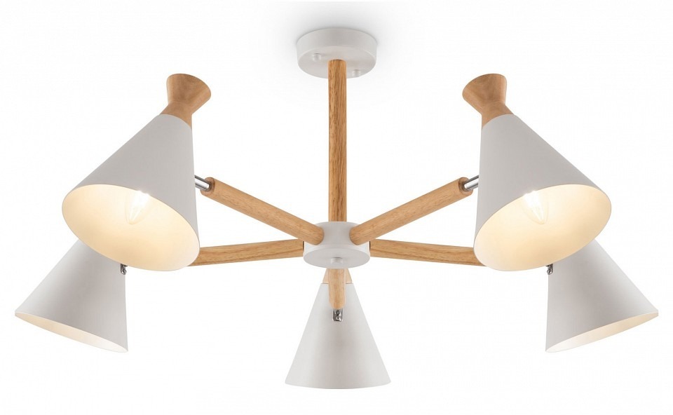 Фото Люстра на штанге Freya Rise FR5169PL-05W MY_FR5169PL-05W - интернет-магазин МегаТерем в Москве