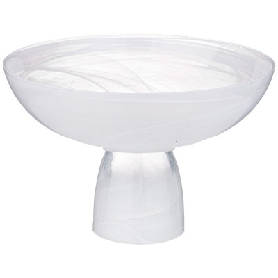 Блюдо на ножке murano white...