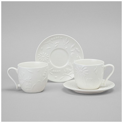 Чайный набор lefard "flowers story" на 2 пер. 4 пр. 220 мл (474-253) 