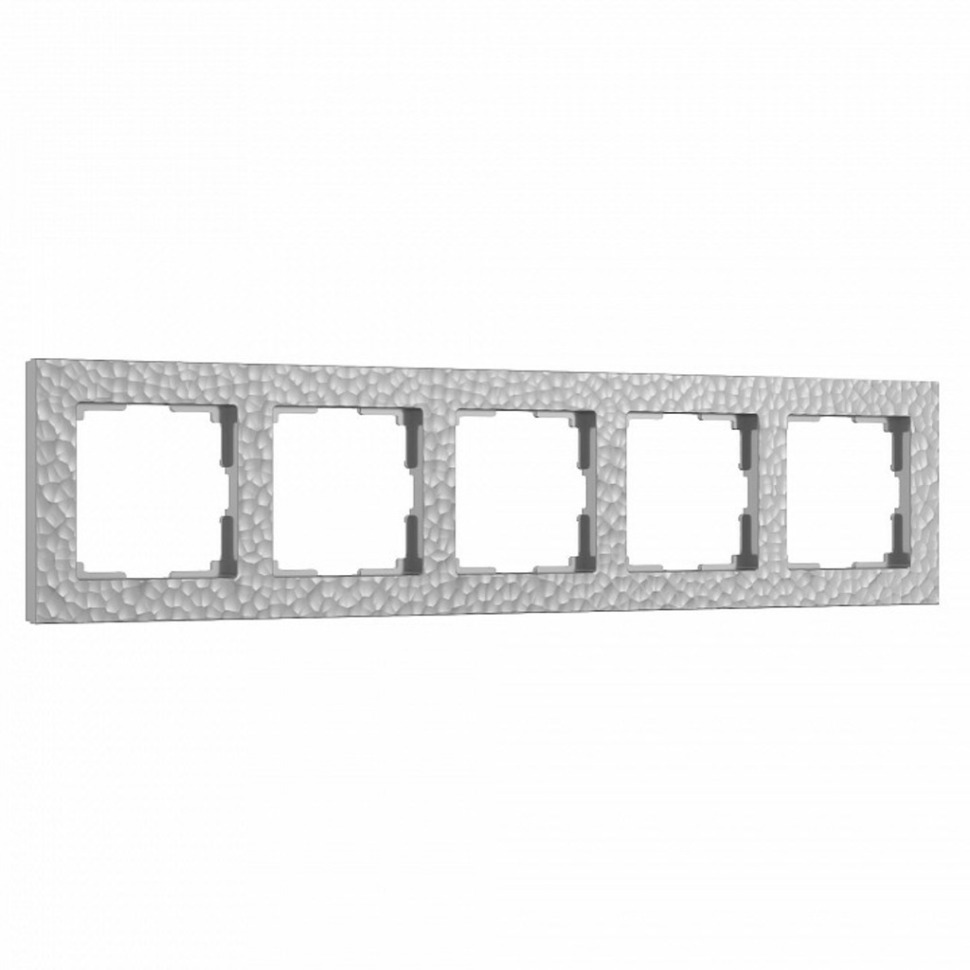 Фото Рамка на 5 постов Werkel Hammer серебряный W0052406 WRK_a052530 - интернет-магазин МегаТерем в Москве
