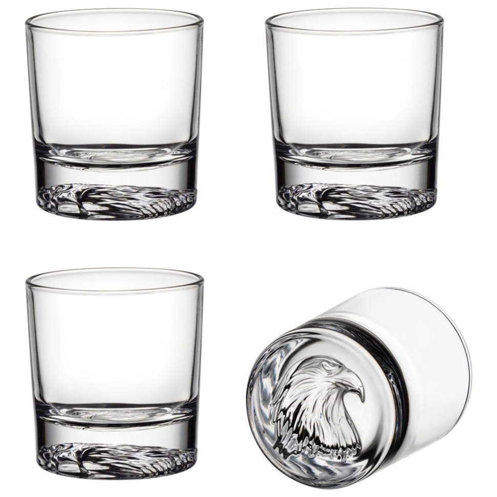 Фото Набор стаканов для виски eagle, 4 шт/310 мл Lefard (687-019) - интернет-магазин МегаТерем в Москве