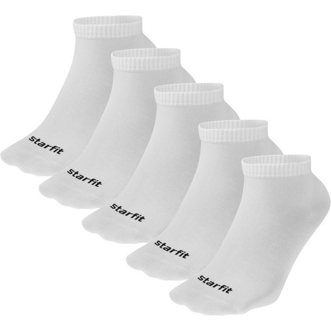 Фото Носки спортивные STARFIT Charge, белый, р. 35-38, 5 пар (2126326) - интернет-магазин МегаТерем в Москве