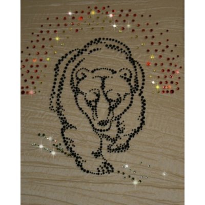 Картина Медведь с кристаллами Swarovski (1209)