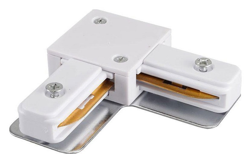 Фото Соединитель угловой L-образный для треков Lucia Tucci Concone Concone LTP-CN001L-W LT_Concone_LTP-CN001L-W - интернет-магазин МегаТерем в Москве