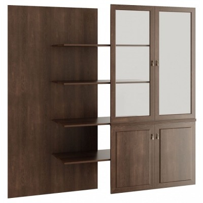 Панель с полками и дверцами для шкафа Ministry POI_MNS2954103