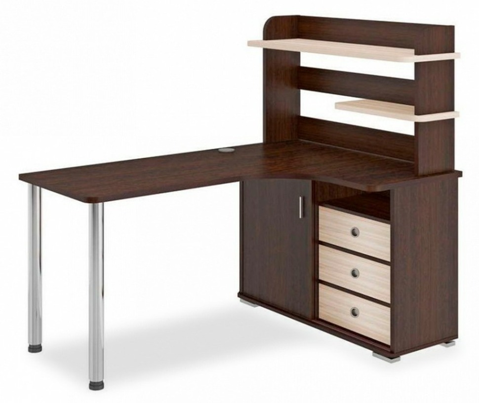 Фото Стол компьютерный Домино СР-165М MER_SR-165M_VKV-PRAV - интернет-магазин МегаТерем в Москве