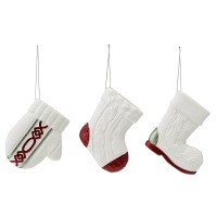 Набор ёлочных украшений warming tale из коллекции new year essential, 3 шт. (78339)