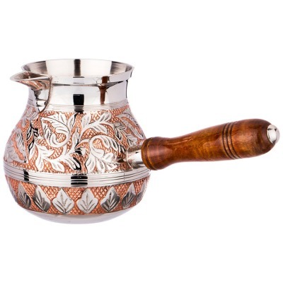 Турка резная "rosso" 800мл. латунь Lefard (733-113)