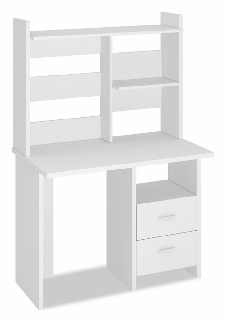 Фото Стол компьютерный Домино Лайт СКЛ-Прям100+НКЛ-100 MER_SKL-Pryam100_NKL-100_BE - интернет-магазин МегаТерем в Москве