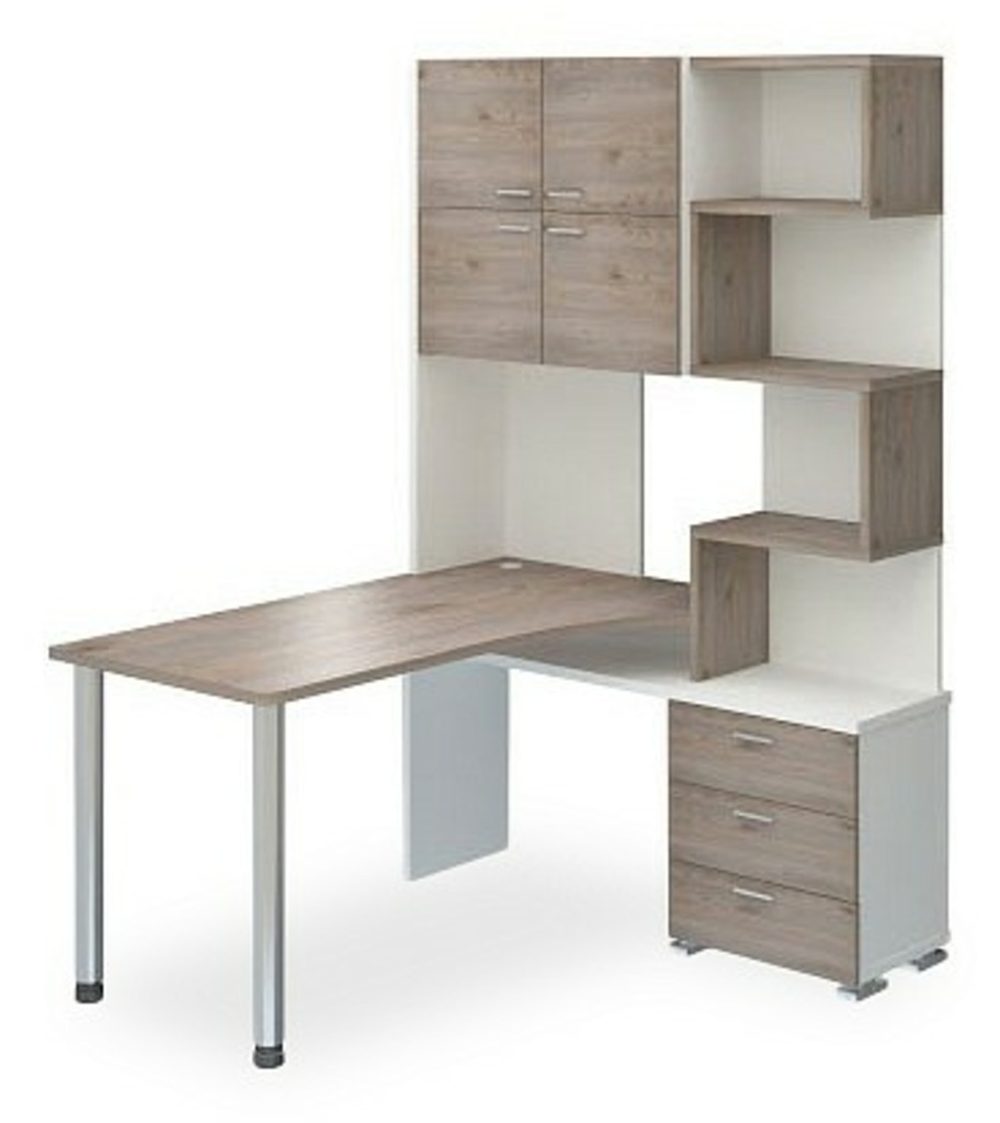 Фото Стол компьютерный Домино нельсон СР-500М/140 MER_SR-500M_140_BENN-PRAV - интернет-магазин МегаТерем в Москве