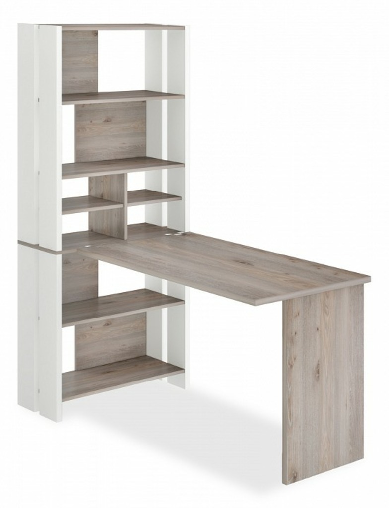 Фото Стол компьютерный Домино Лайт СТЛ-ОВХ+С120Прям без тумбы MER_STL-OVH-S120Pryam_bez_tumby_BEN - интернет-магазин МегаТерем в Москве