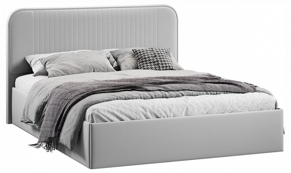 Фото Кровать двуспальная Тиффани с ПМ Тип 1 TRI_257151 - интернет-магазин МегаТерем в Москве