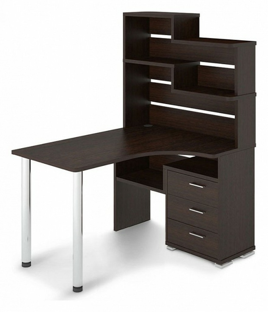 Фото Стол компьютерный Домино СР-132-130 MER_SR-132_V-PRAV - интернет-магазин МегаТерем в Москве