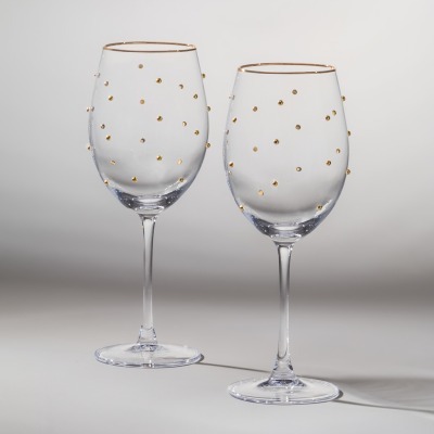 Набор бокалов для вина gold...