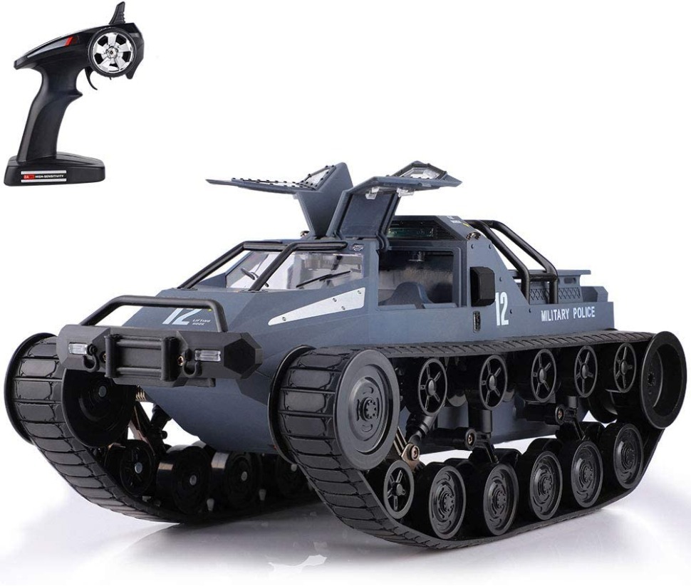 Фото Радиоуправляемый гусеничный серый вездеход 1:12 2.4G (G2061) - интернет-магазин МегаТерем в Москве