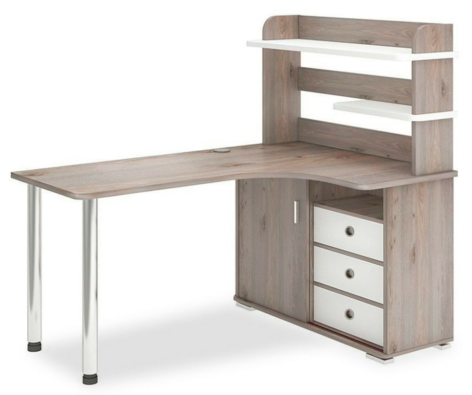 Фото Стол компьютерный Домино нельсон СР-165М MER_SR-165M_NBEN-PRAV - интернет-магазин МегаТерем в Москве