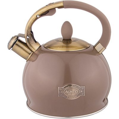 Чайник agness со свистком, ...