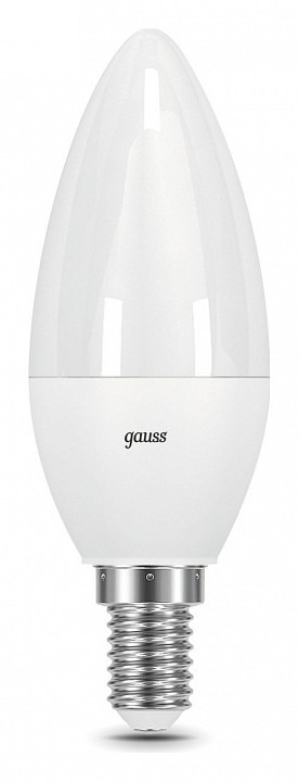 Фото Лампа светодиодная Gauss Свеча E14 6.5Вт 6500K 103101307 GA_103101307 - интернет-магазин МегаТерем в Москве