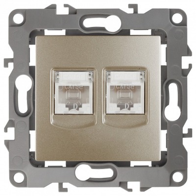 Розетка двойная Ethernet RJ...