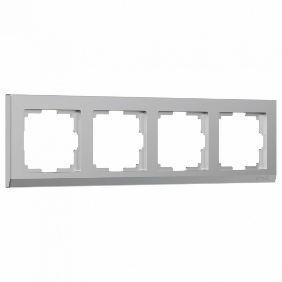 Фото Рамка на 4 поста Werkel Stark (серебряный) W0041806 WRK_a050912 - интернет-магазин МегаТерем в Москве