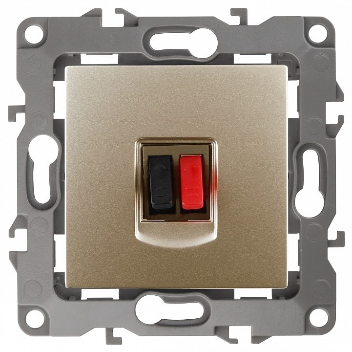 Фото Розетка акустическая без рамки Эра Эра 12 12-3111-04 ER_B0027454 - интернет-магазин МегаТерем в Москве