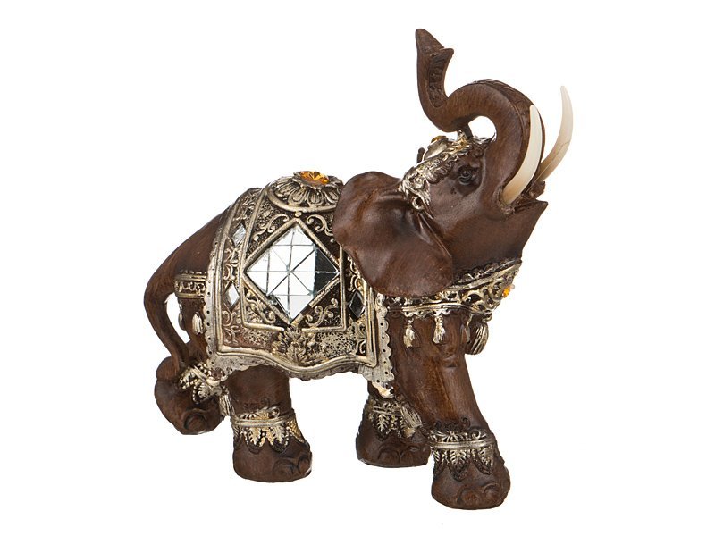 Фото Фигурка слон 16,5*8 см. высота=16 см. серия махараджи Lefard (252-581) - интернет-магазин МегаТерем в Москве