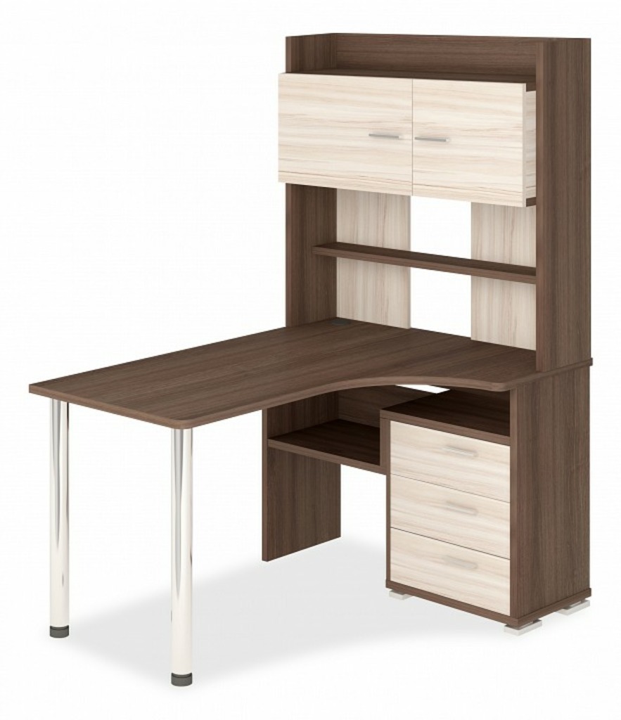 Фото Стол компьютерный Домино СР-133-130 MER_SR-133-SHK-PRAV - интернет-магазин МегаТерем в Москве