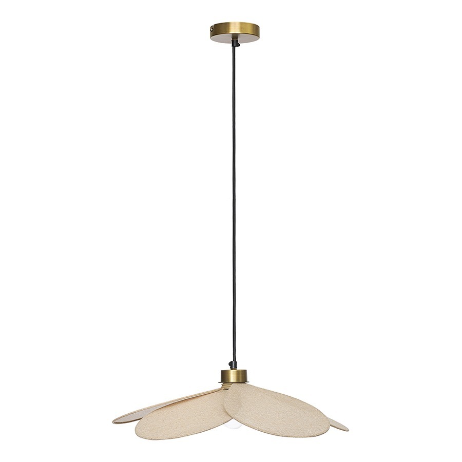 Фото Светильник подвесной kamille, D46 см, бежевый (76531) - интернет-магазин МегаТерем в Москве