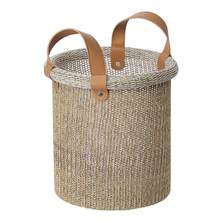 Фото Корзина для хранения sustainable collection, D22х23 см, бежевая (77681) - интернет-магазин МегаТерем в Москве