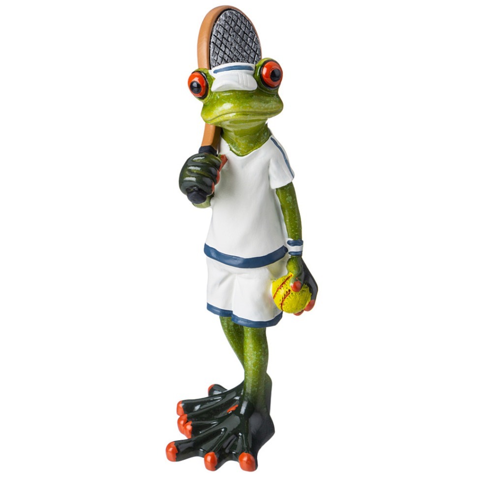 Фото Фигурка декоративная лягушка 8,5х6,3х17,8 см Lefard (146-1996) - интернет-магазин МегаТерем в Москве