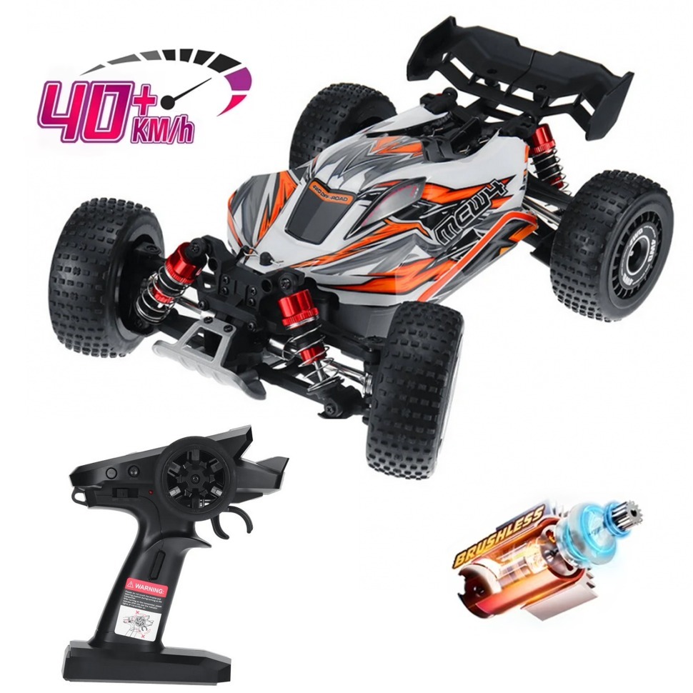 Фото Радиоуправляемая багги MJX Hyper Go 4WD Brushless MEW4 Buggy 1:16 (MJX-M162) - интернет-магазин МегаТерем в Москве