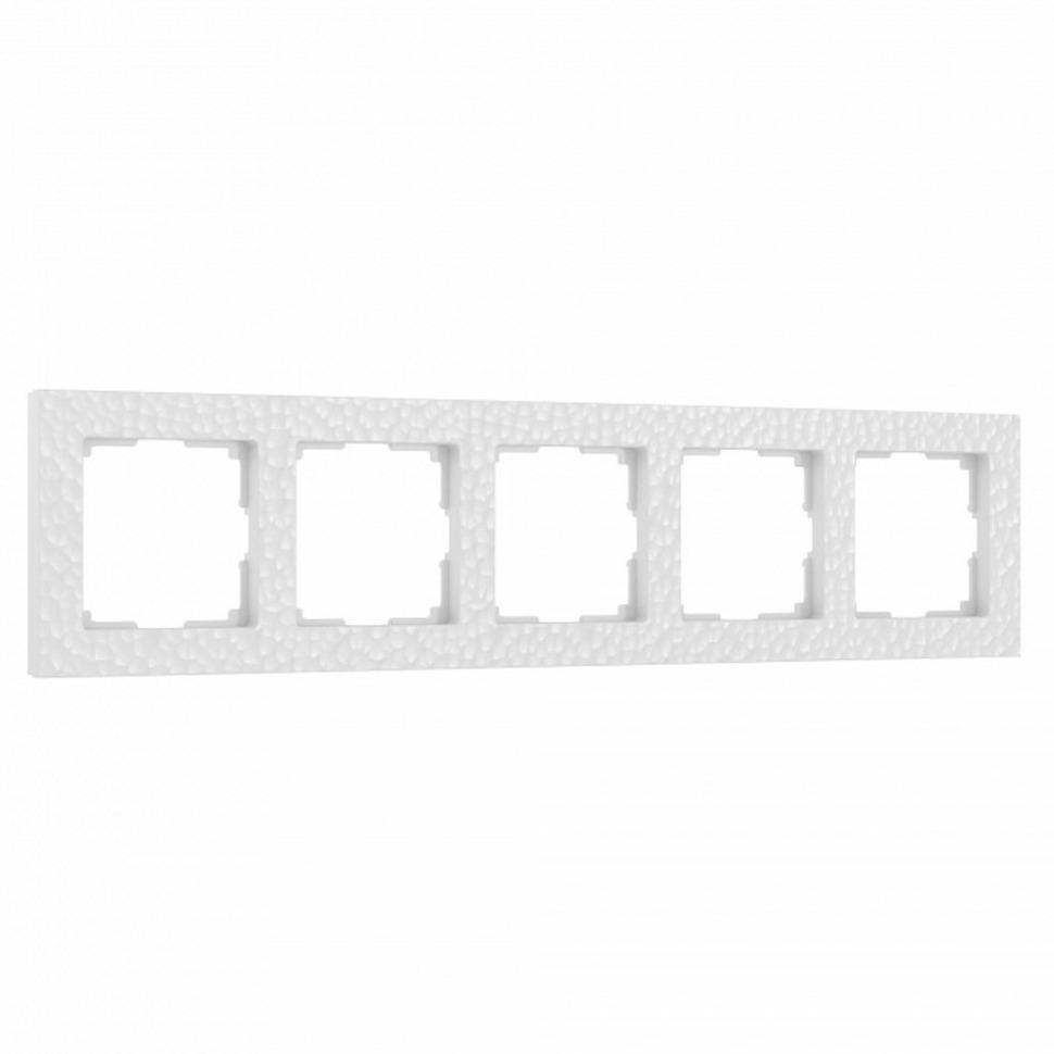 Фото Рамка на 5 постов Werkel Hammer белый W0052401 WRK_a052529 - интернет-магазин МегаТерем в Москве