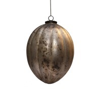 Новогодняя игрушка G19563, стекло, silver, ROOMERS FURNITURE