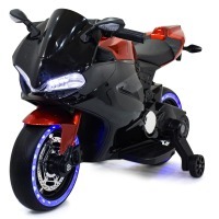 Детский электромотоцикл Ducati Red Black (12V, EVA, ручка газа) (FT-1628-SP-RED-BLACK)