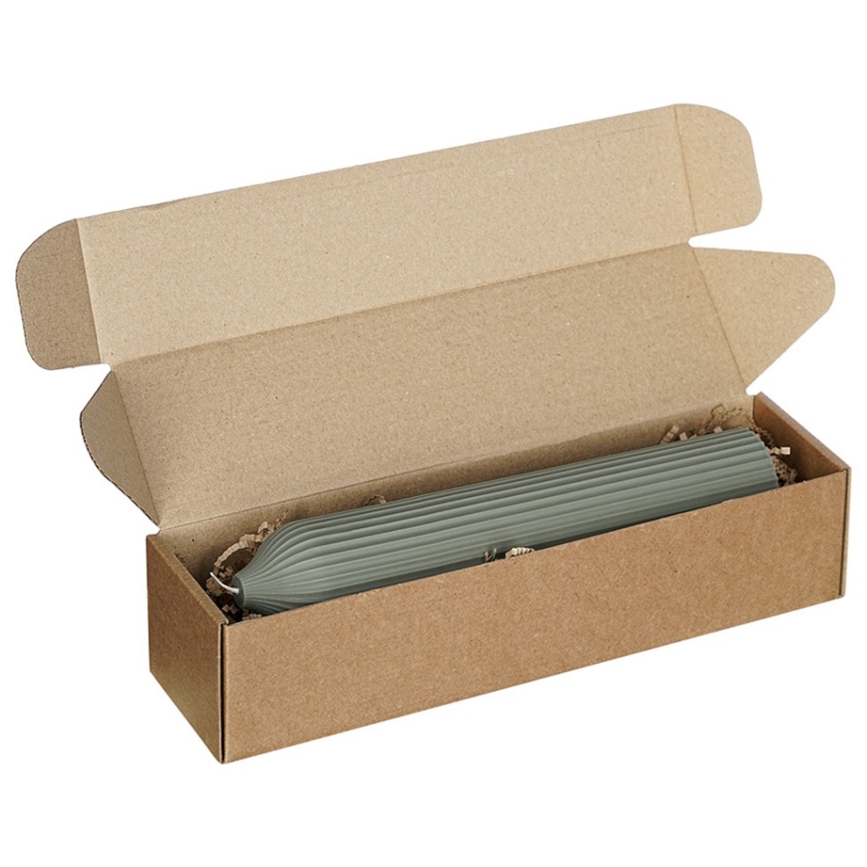 Фото Свеча декоративная цвета шалфея из коллекции edge, 25,5см (75379) - интернет-магазин МегаТерем в Москве