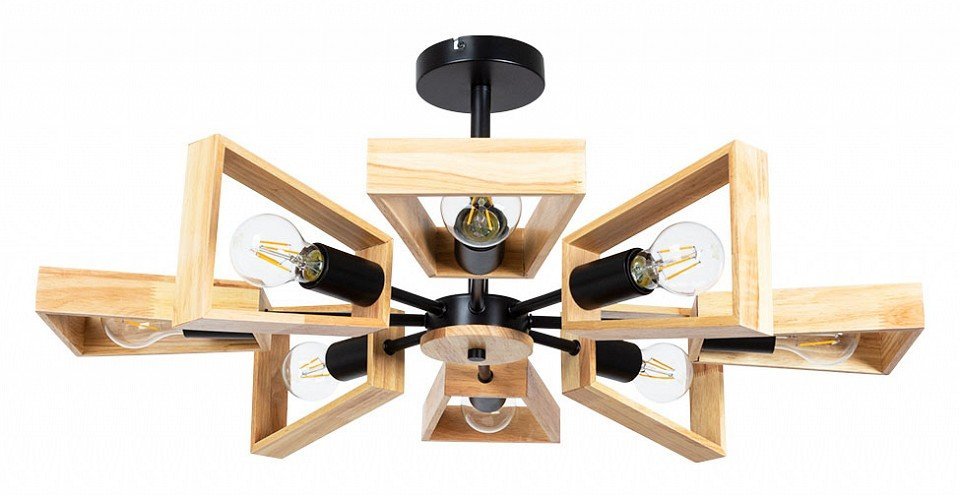 Фото Люстра на штанге Arte Lamp Brussels A8030PL-8BK AR_A8030PL-8BK - интернет-магазин МегаТерем в Москве