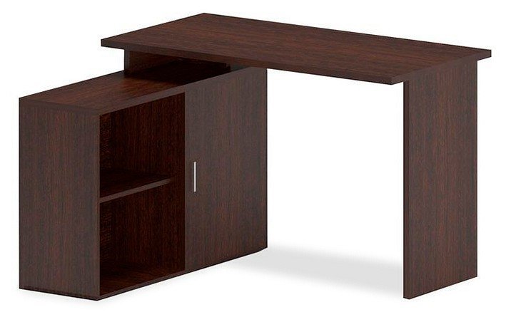 Фото Стол компьютерный Домино Lite СКЛ-ПРЯМ120+ТБЛ-2 MER_SKL-PRYAM120-TBL-2_V - интернет-магазин МегаТерем в Москве