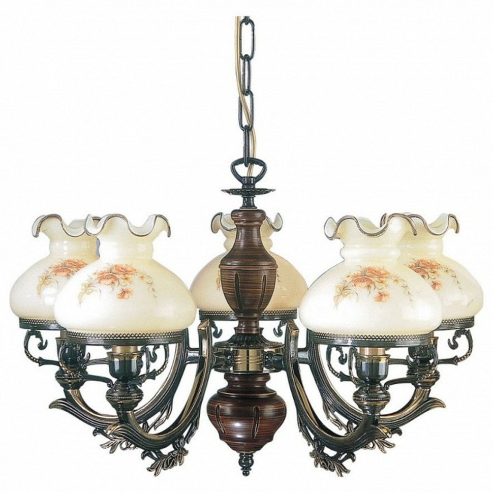 Фото Подвесная люстра Reccagni Angelo 2812 L 2812/5 RA_L_2812_5 - интернет-магазин МегаТерем в Москве