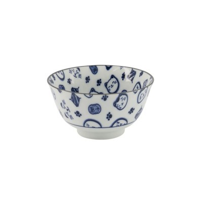 Чаша 16121, 12,7 см, фарфор, blue/white, TOKYO DESIGN