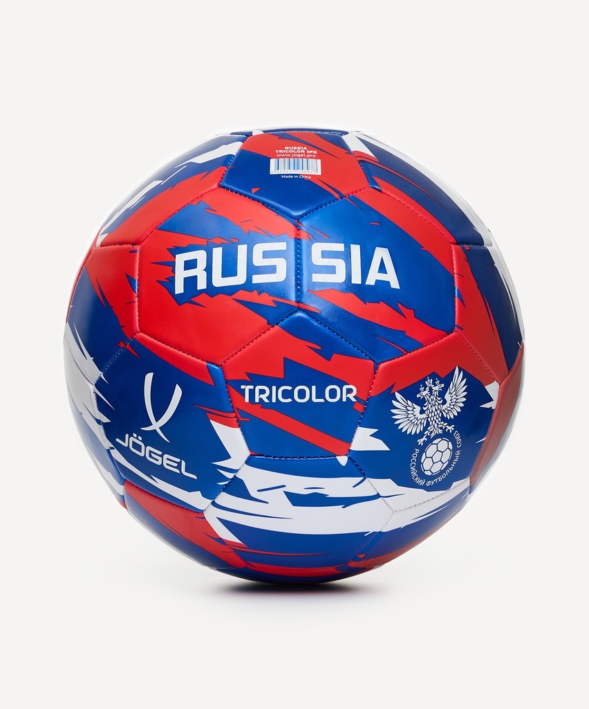 Фото Мяч футбольный JOGEL Flagball Tricolor №5 (2115754) - интернет-магазин МегаТерем в Москве